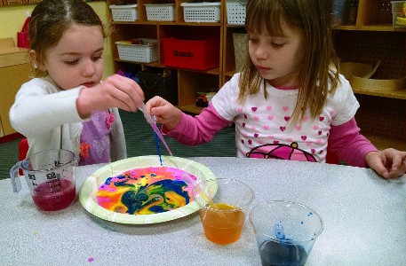 Two girls at our summer camp in Dayton, OH.