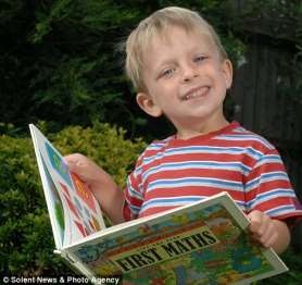 Boy holding a book